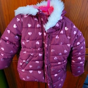 Worn once, carters size 6 winter coat